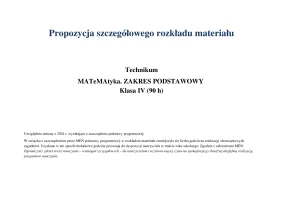 MATeMAtyka RM Technikum ZP kl 4 /Edycja 2024