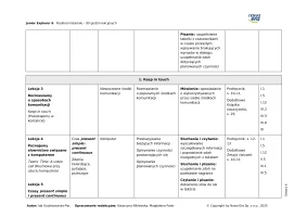 Junior Explorer 6 Rozkład materiału 90 godzin - 2025